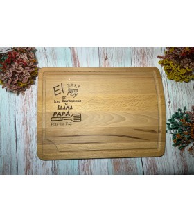 Tabla de corte madera