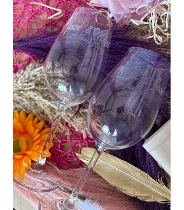 Copas cristal grabadas