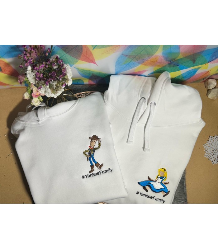 Toy Story y Alicia sudadera