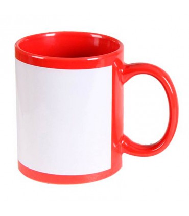 Taza con recuadro